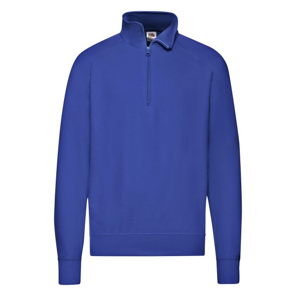 Felpa con zip corta
